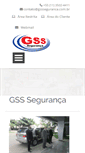Mobile Screenshot of gssseguranca.com.br
